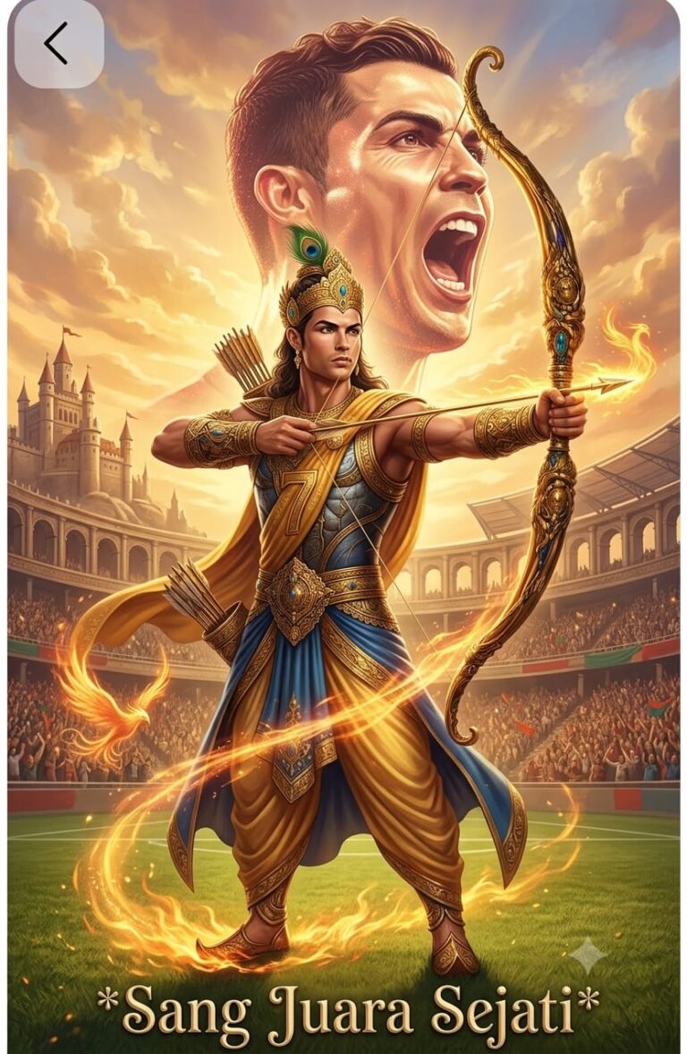 Dalang wayang golek asal Bekasi, Wawan Ajen, memetaforakan kisah Pandawa dalam dunia pewayangan sebagai sebuah tim sepak bola yang menjunjung nilai kejujuran, keberanian, pengabdian, dan kebijaksanaan.